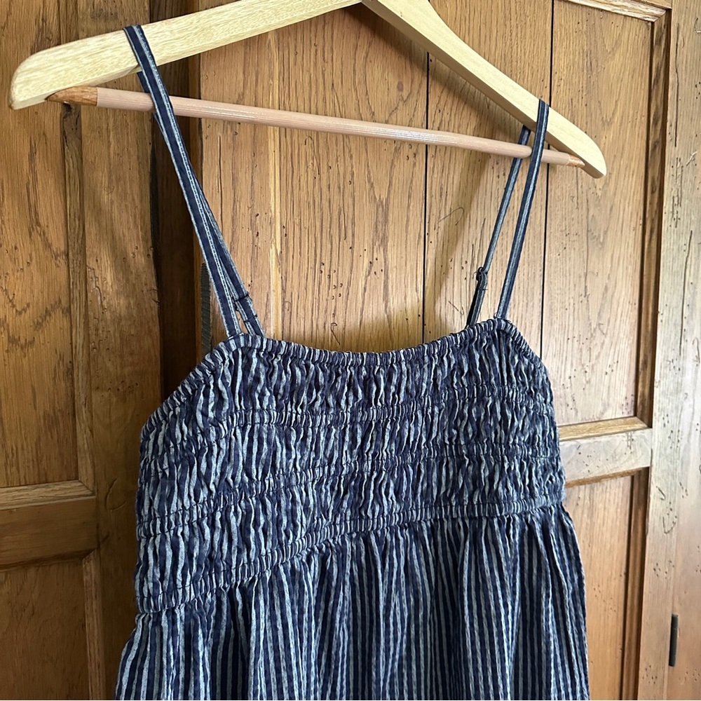 Target Navy Striped Maxi Dress - Picture 3 of 6